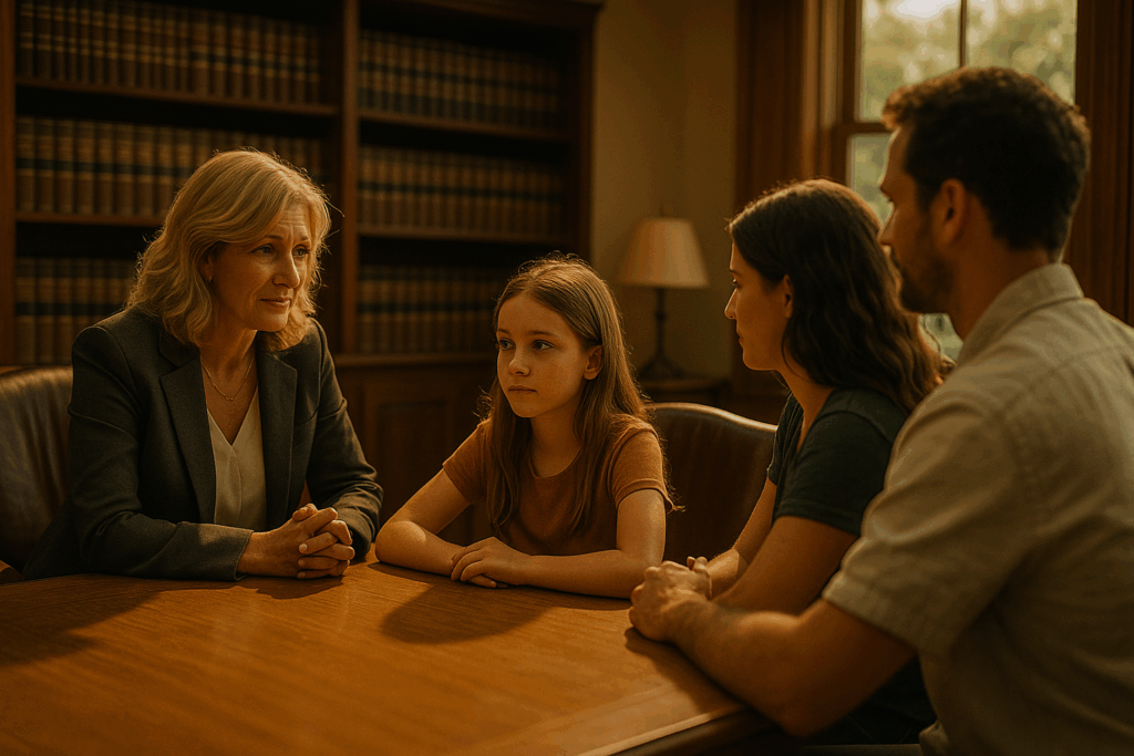 Legal steps for obtaining child's consent in Texas adoption.