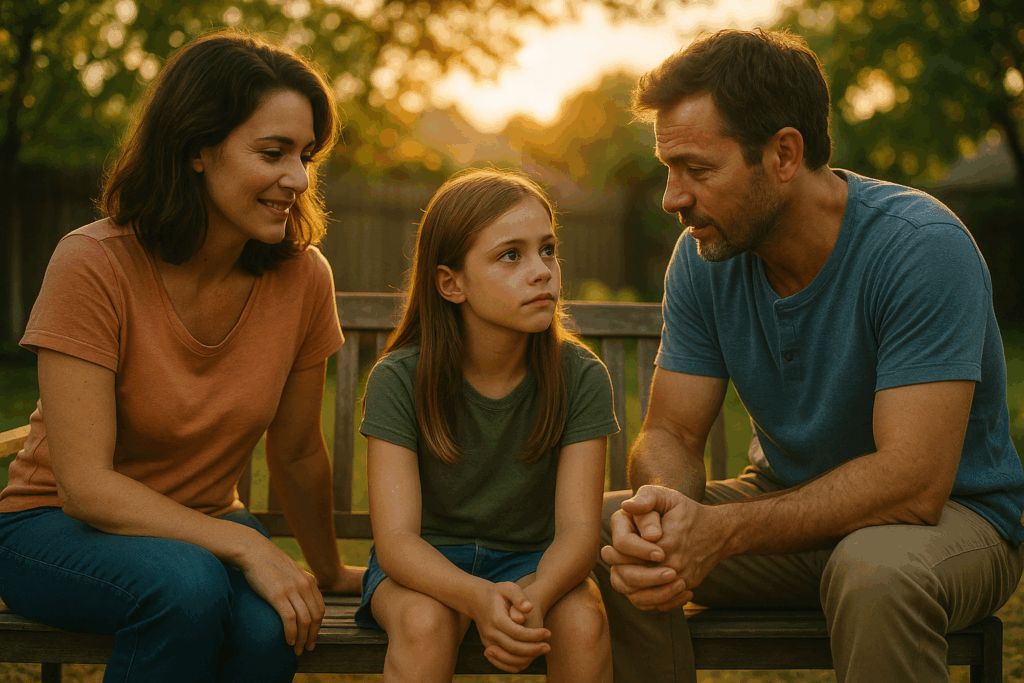 Preparing a child for adoption consent, focusing on emotional readiness and family environment.