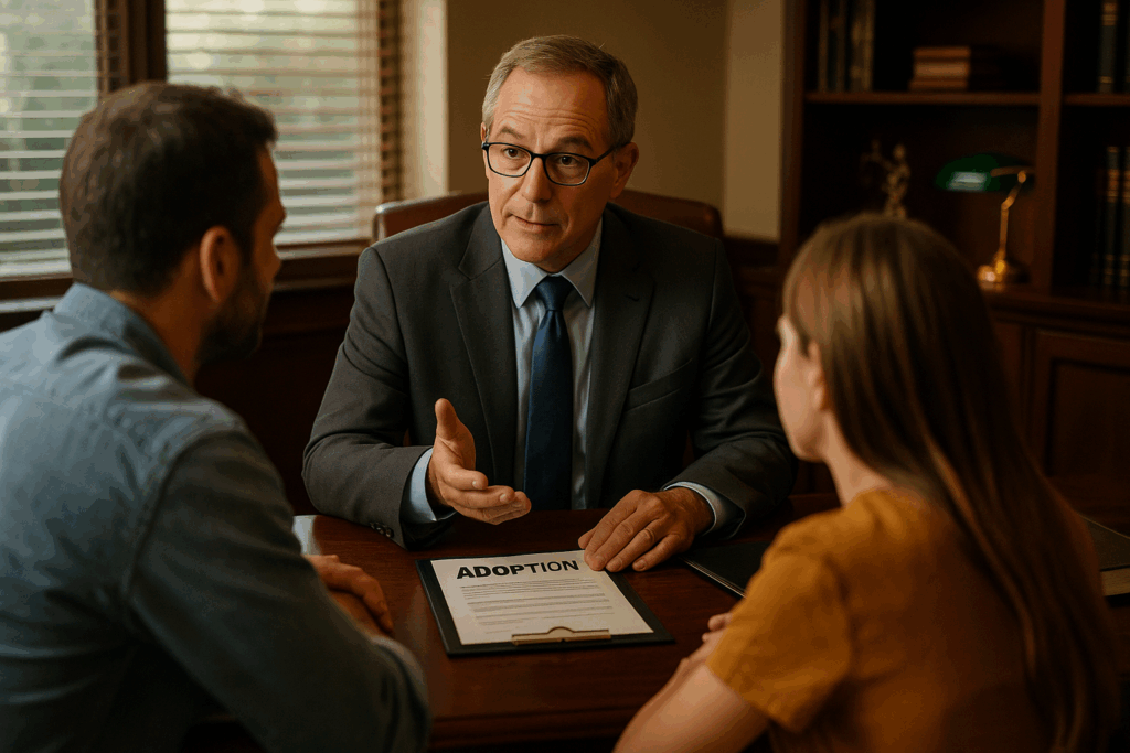 The role of an experienced attorney in the legal process of adoption.