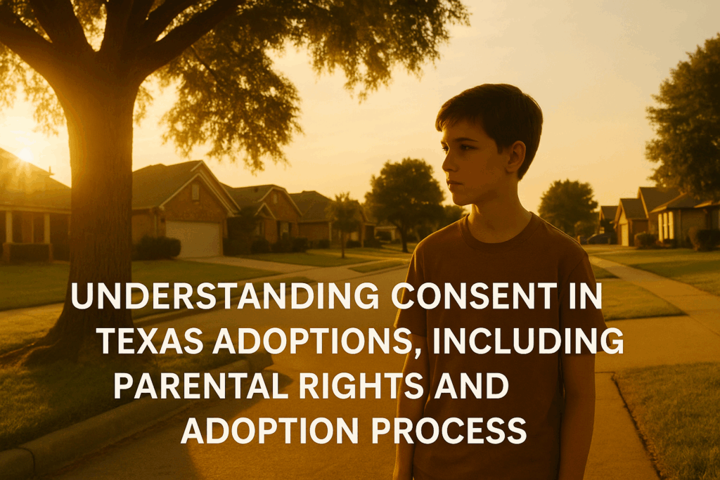Understanding consent in Texas adoptions, including parental rights and adoption process.